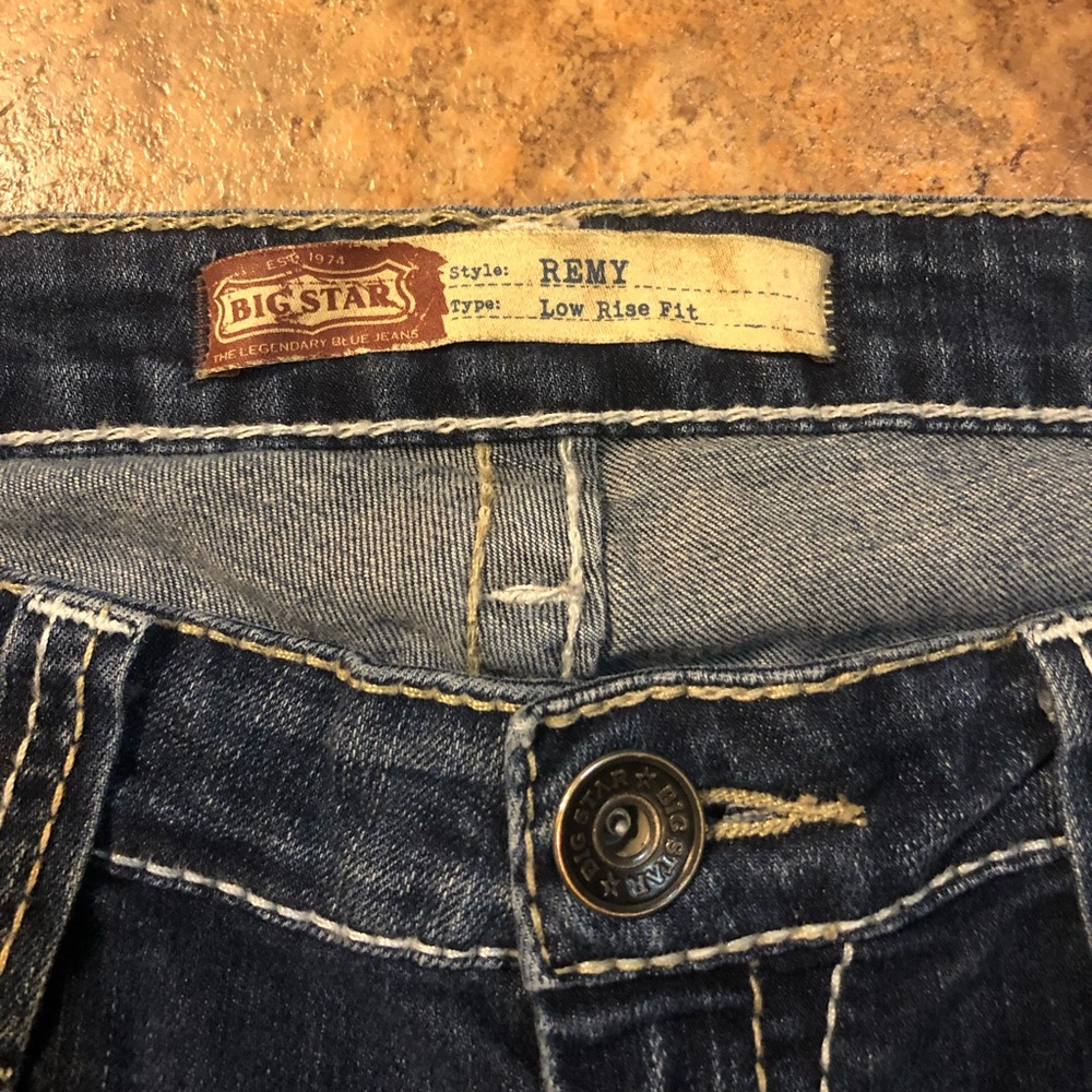 Big Star Remy Low‎ Rise Fit Jeans Size 32 - Picture 3 of 6